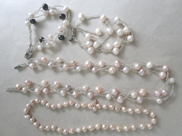 Freshwater Pearl sLot Beads Jewelry Making Pearls 
