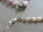 Fresh Water Pearl Necklaces and Bracelet Sterling Clasp Pearls Glass Beads 18K Plated 