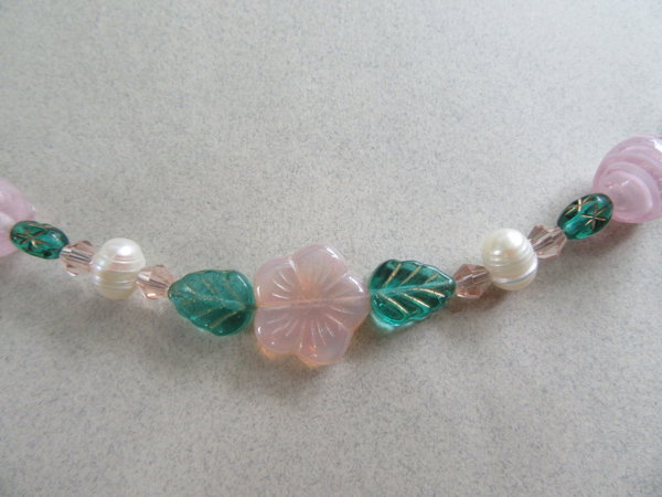 Freshwater Pearl Necklace Sterling Clasp Beads Fine Jewelry