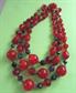 1950's Multi Strand Necklaces Western Germany Lucite '50's Accessories