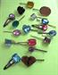 1990's Lucite Rhinestone Bobby Pins Barrettes Lot Old Stock Hair Accessories