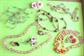 Vintage Costume Jewelry Lot Pinks Orange Crystals Cloisonné  Flowers Glass Beads