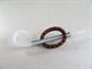 1920's Hand Blown Glass Cane Pin Antique Costume Jewelry