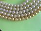 1950s Multi Strand Necklace Beads Lot Three Faux Pearl Hong Kong Japan Vintage Costume Jewelry