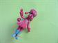 Anthropomorphic Dancing Mod Poodle Enameled Pin Mini Dress and Boots 1960's Vintage Costume Jewelry Figural