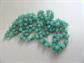 Vintage Green Glass Bead Chain Lot Destah Jewelry Making Beads Old Stock 