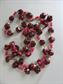 Vintage Cranberry Jewelry Lot Bangles Multi Strand Necklace Beads Earrings Costume Jewelry 1950's and Up