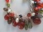 Vintage Necklace Lot Western Germany Wood Lucite Costume Jewelry Earth Tones