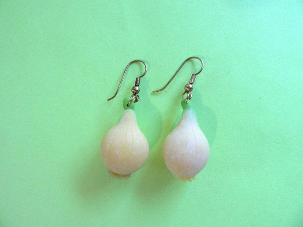 Vintage Onion Earrings Never Worn 