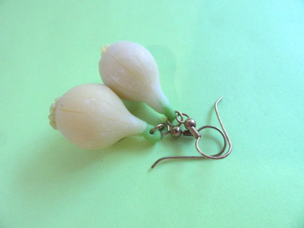 Vintage Onion Earrings Never Worn 