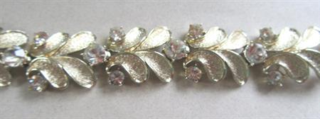Vintage Coro Rhinestone Bracelet Signed Vintage Jewelry 1950's Accessories