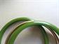 Green Bakelite Triple Bangle Bracelet Stack Set  Vintage Costume Jewelry