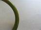 Bakelite Green and Yellow Bangle Bracelet  Larger Wrist Vintage Costume Jewelry