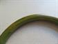 Bakelite Green and Yellow Bangle Bracelet  Larger Wrist Vintage Costume Jewelry