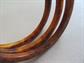 Bakelite Bangle Matched Bracelet Stack Set Mississippi Mud Vintage Costume Jewelry