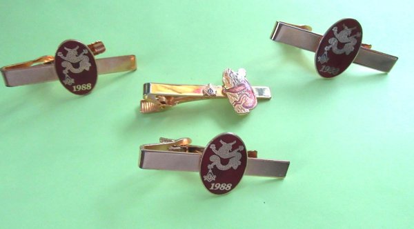 Vintage  Masons Tie Bar Lot Men's Jewelry