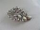 1950's Rhinestone Pin Brooch Vintage Costume Jewelry