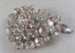 1950's Rhinestone Pin Brooch Vintage Costume Jewelry