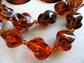 Tortoise Lucite Chokers and Pierced Round Hoop Earrings Old Stock  Vintage Costume Jewelry