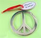 Peace Sign Ornament Or Pendant Home Decoration Christmas 1960's Costume Party Accessory Hippie Flower Child