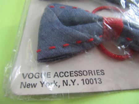 Vintage Vogue 1970's Pony Tail Bows 70's Hair Accessories 