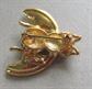 Glittery Rhinestone Bee Pin Old StockFigural Costume Jewelry Save Our Bees