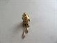 Vintage Cuckoo Clock Tie Tac or Pin Vintage Costume Jewelry Clocks