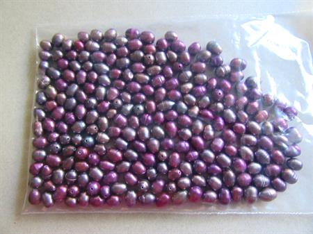 Genuine Freshwater Pearls Lot Dyed Purple Gray Destash Jewelry Making Supplies 