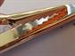 Vintage Amita Japanese Damascene  Asian Tie Bar Clasp Mens Jewelry  Shirt Accessories