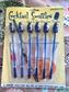 Retro Tiki Head Swizzle Sticks Lot Drink Stirrers 12 Pieces Two Packages Luau Hawaiian Party Supplies