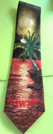 Hawaiian Sunset Steven Harris Palm Tree Tie Package Old Stock Luau Tropical Party Wedding Tiki Aloha