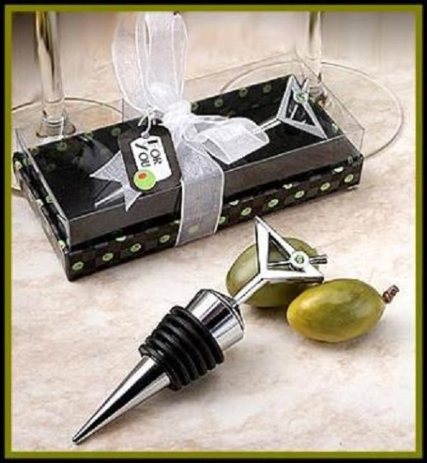 Martini Bottle Stoppers Four Bar Supplies Wedding Favors 