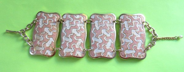 Western Germany Vintage Eloxal Bracelet As Is