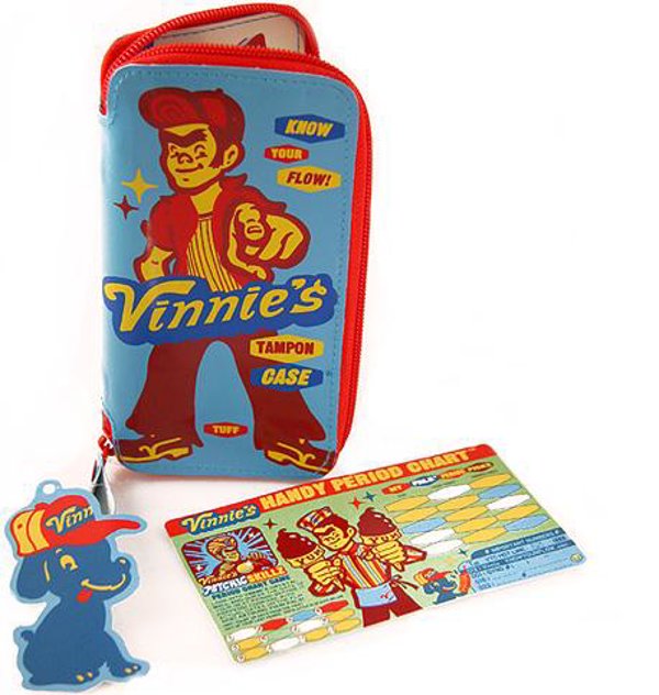 Vinnie's Tampon Case Never Used With "Know Your Flow" Chart