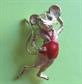 Anthropomorphic Pin Sexy Mouse Vintage Costume Jewelry Figural Mice Brooch Diva Vintage Costume Jewelry