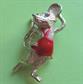 Anthropomorphic Pin Sexy Mouse Vintage Costume Jewelry Figural Mice Brooch Diva Vintage Costume Jewelry