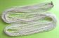 Mod 1960's Long White Necklace Beads Vintage Costume Jewelry '60's Accessories Go go Twiggy