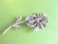 Anthropomorphic Happy Flower Pin Mod 1960's Accessories Vintage Costume Jewelry Figural