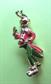 Anthropomorphic Grasshopper Pin Dapper Tail Coat Vintage Costume Jewelry Figural HTF