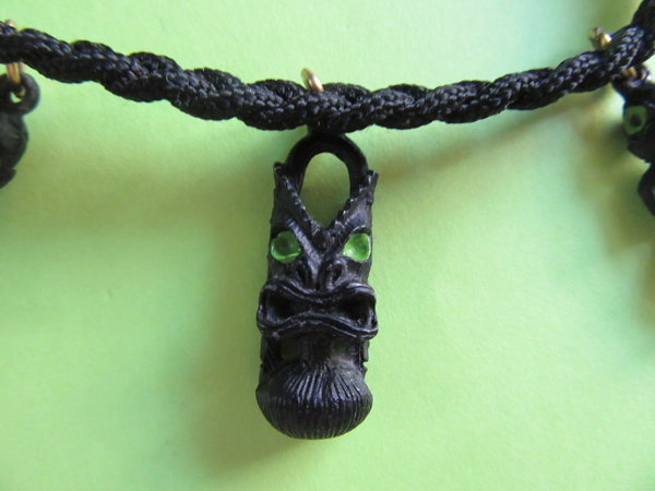 Vintage Tiki Charm Bracelet 