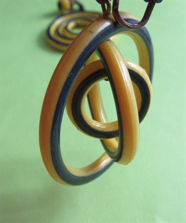 Vintage 1960's Mod Earrings 