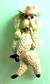 Anthropomorphic Cowboy Poodle Pin JJ Signed Jewelry 