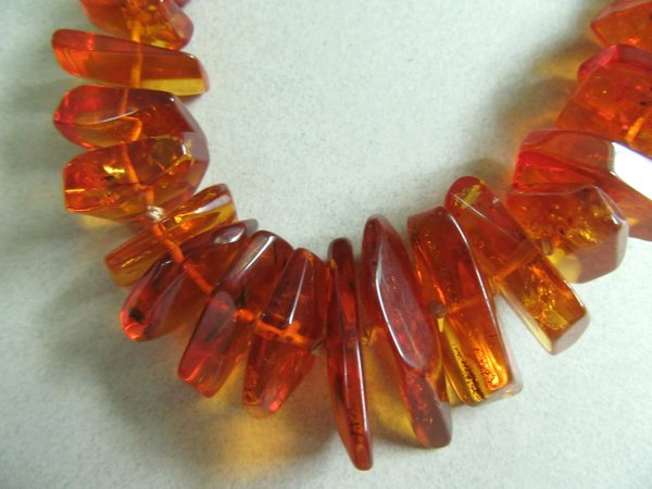 Amber Necklace Was Restrung Vintage  Jewelry