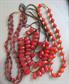 Costume Jewelry Lot Orange  Earrings Necklaces Fall Colors