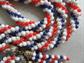 Jewelry Lot Red White Blue Patriotic Hong Kong Necklaces Bangle Bracelet Earrings Costume Jewelry Stars and Stripes USA Flags