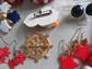 Vintage Costume Jewelry Lot Red White Blue Nautical Lisner Signed JJ Popeye Olive Oil  Ship Wheel