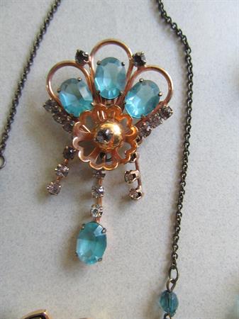 Jewelry Lot Victorian to New Gold Filled Rhinestone Pin