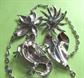 Vintage to New Costume Jewelry Lot Rhinestone Pin Lizard Flower Leaf Brooches Avon Necklace Costume Jewelry Lot