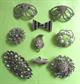 Vintage Rhinestone Jewelry Lot Shoe Clips Pins Costume Jewelry