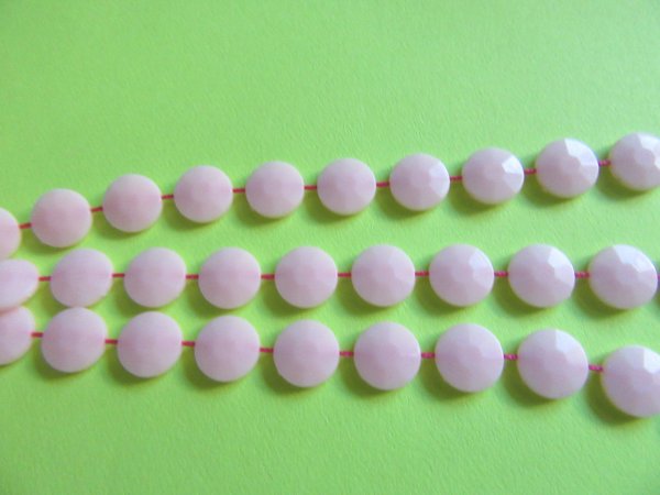 Mod 1960's Pink Necklace Vintage Jewelry '60's Accessories